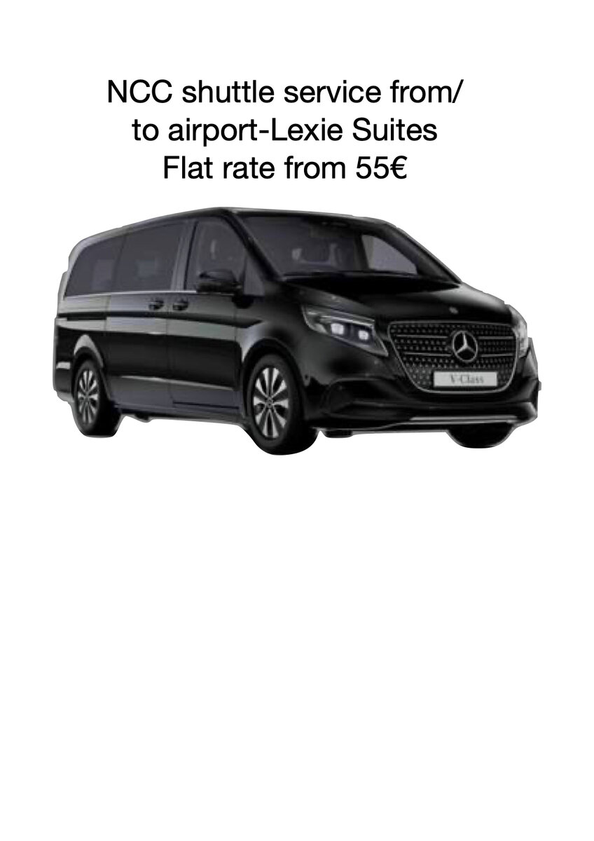 Servizio NCC shuttle da/per l'aeroporto, a partire da 55€