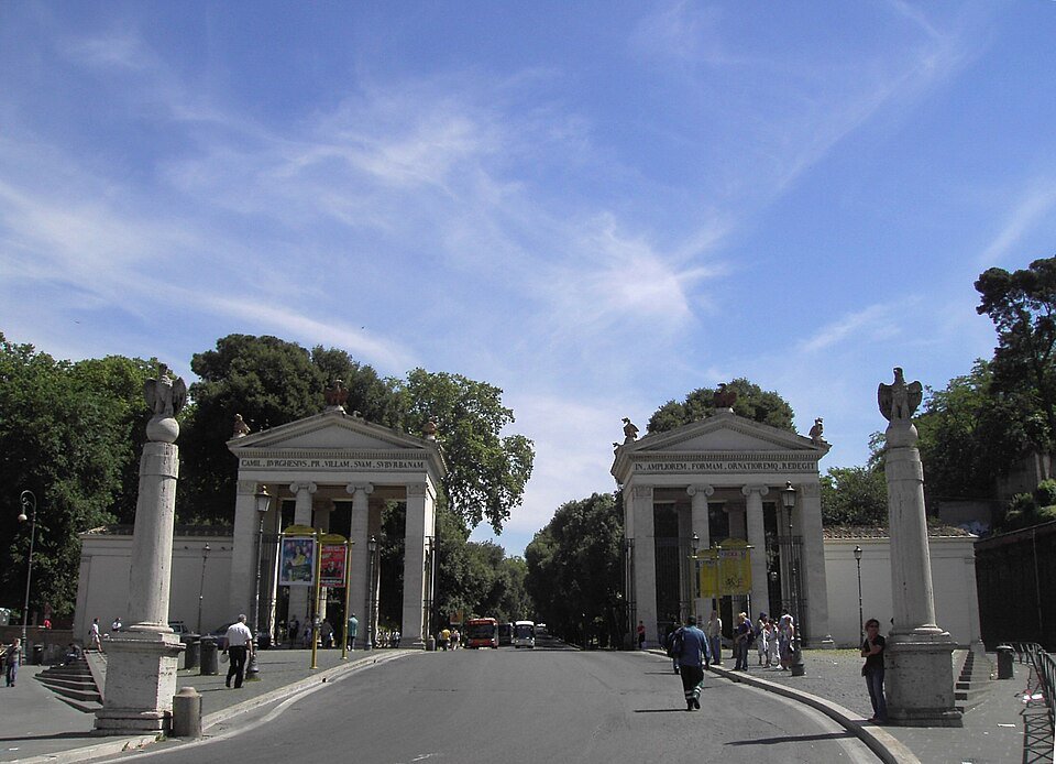 Ingresso di Villa Borghese, Roma